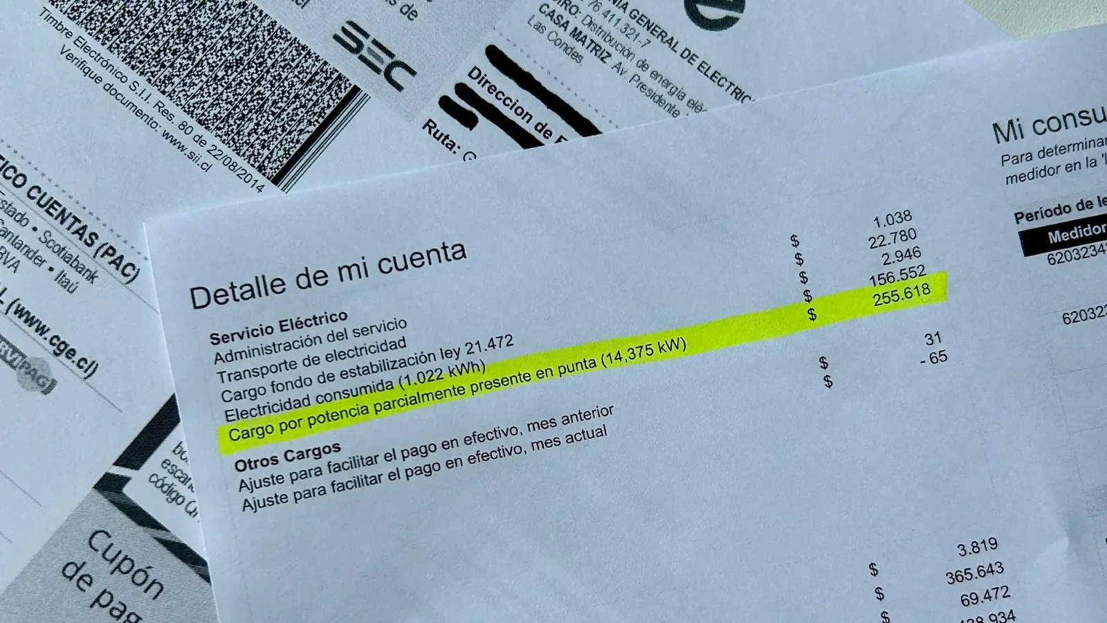 El costo oculto de la luz
